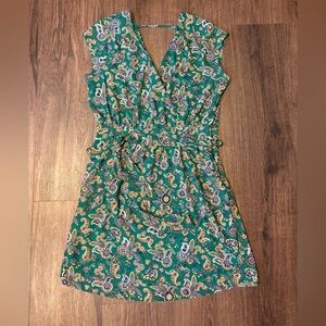DR2 Teal Paisley Jumpsuit